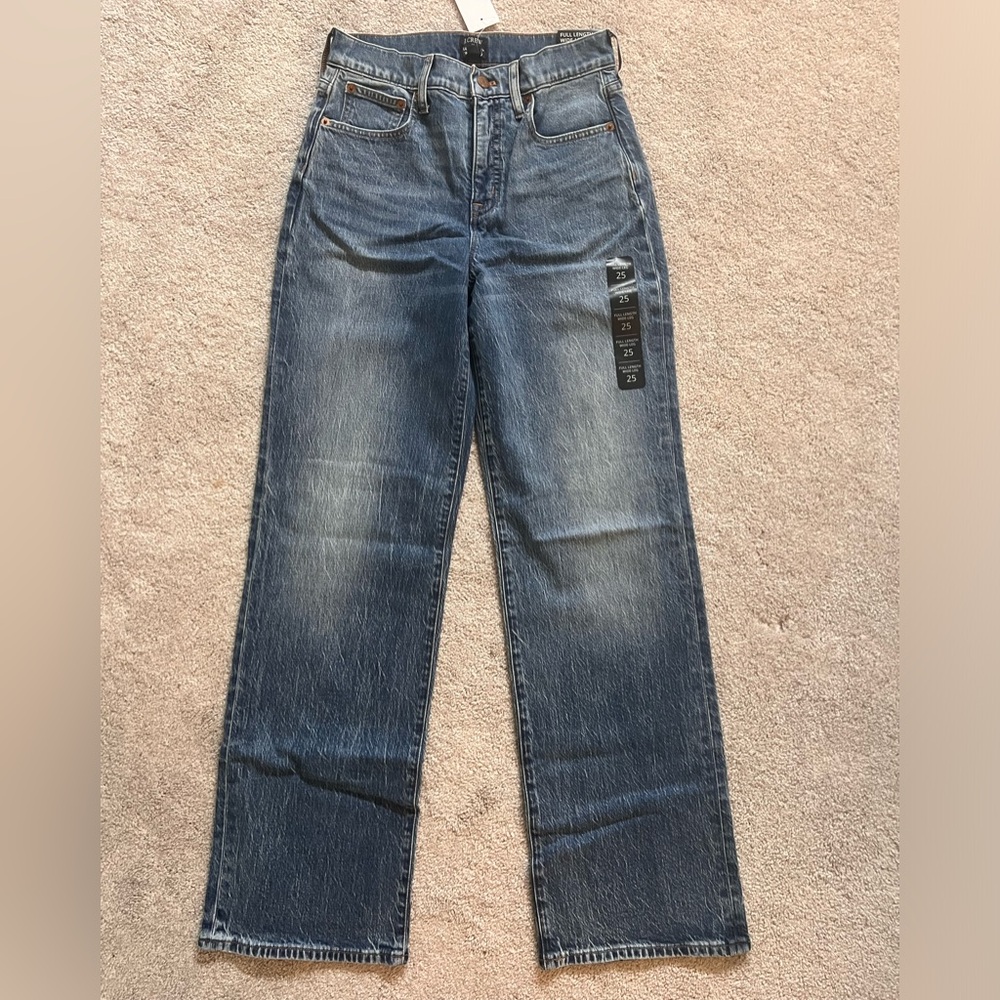 Jcrew Jeans full length wide leg all day stretch size 25